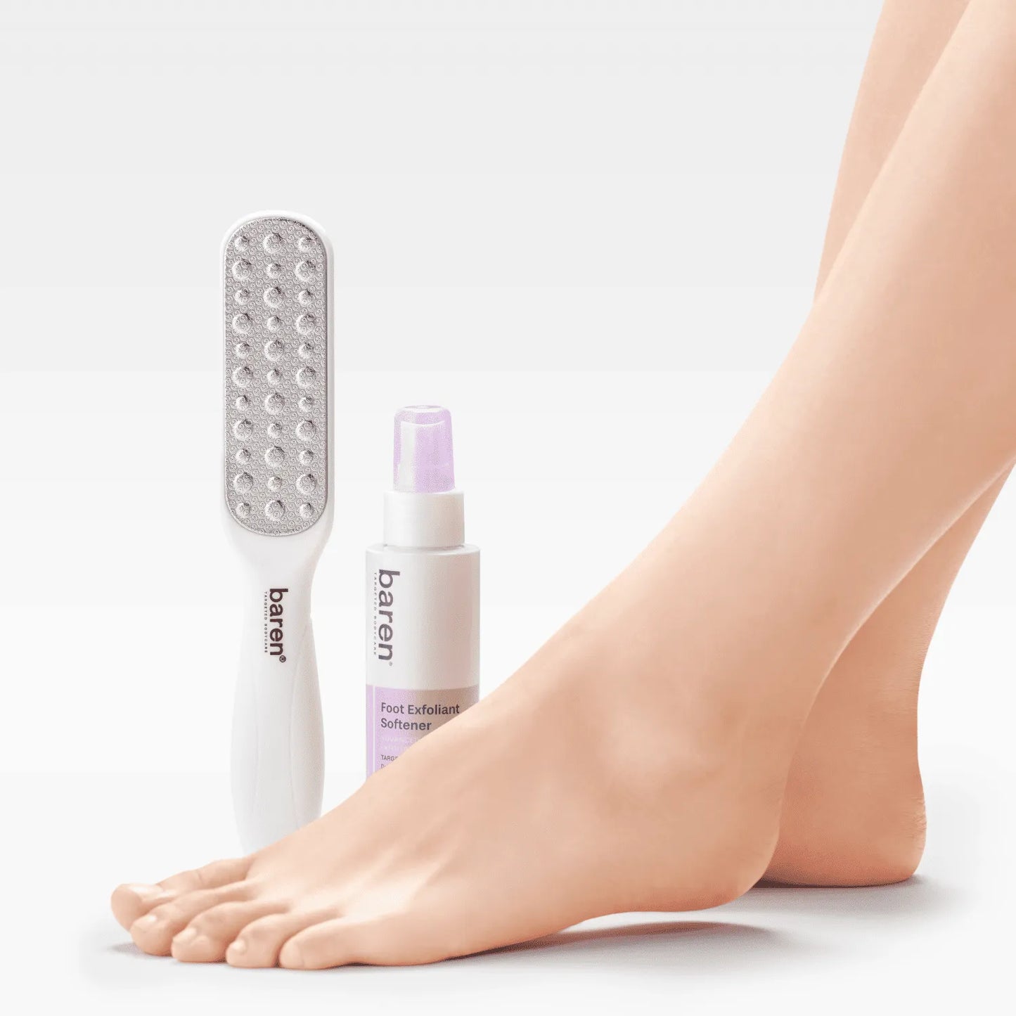 [BAREN] Kit Soin des pieds (Spray adoucissant + lime double face)