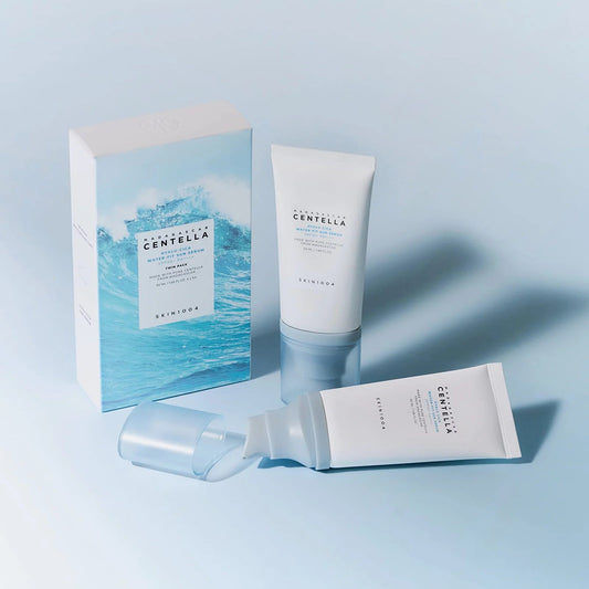 [SKIN1004] Madagascar Centella  Hyalu-Cica Water-Fit Sun Serum - Twin Pack - Crème Solaire x2