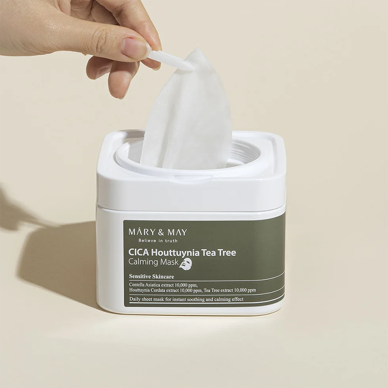 [MARY&MAY] CICA Houttuynia Tea Tree Calming Mask