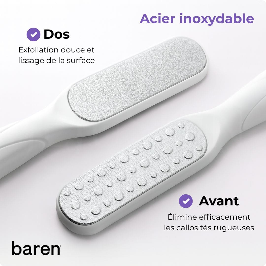 [BAREN] Kit Soin des pieds (Spray adoucissant + lime double face)