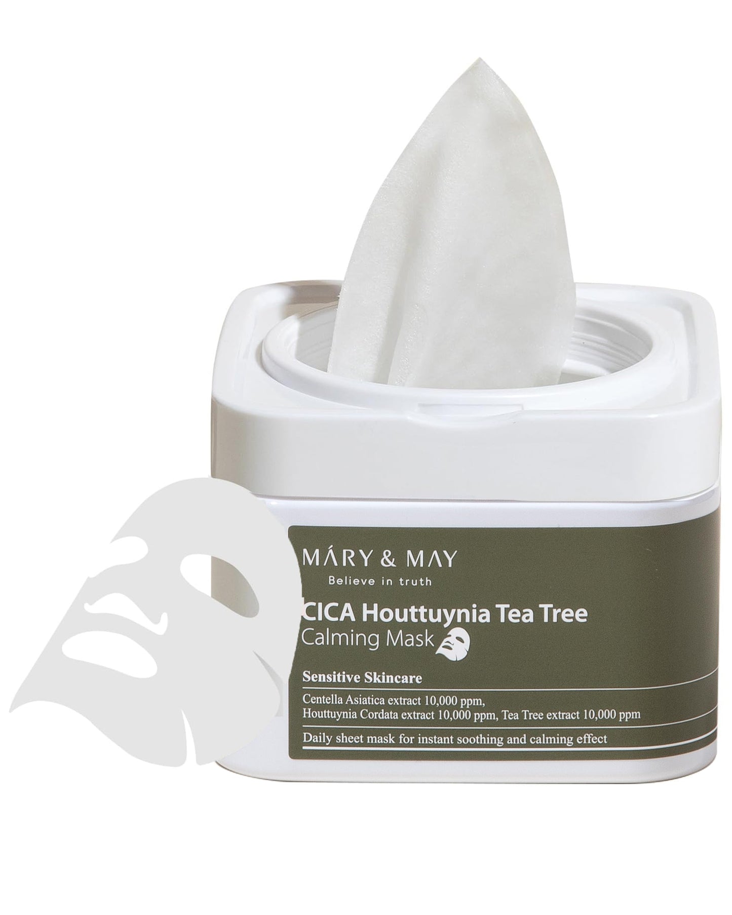 [MARY&MAY] CICA Houttuynia Tea Tree Calming Mask