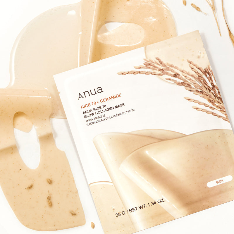 [ANUA] Rice 70 Glow Collagen Mask