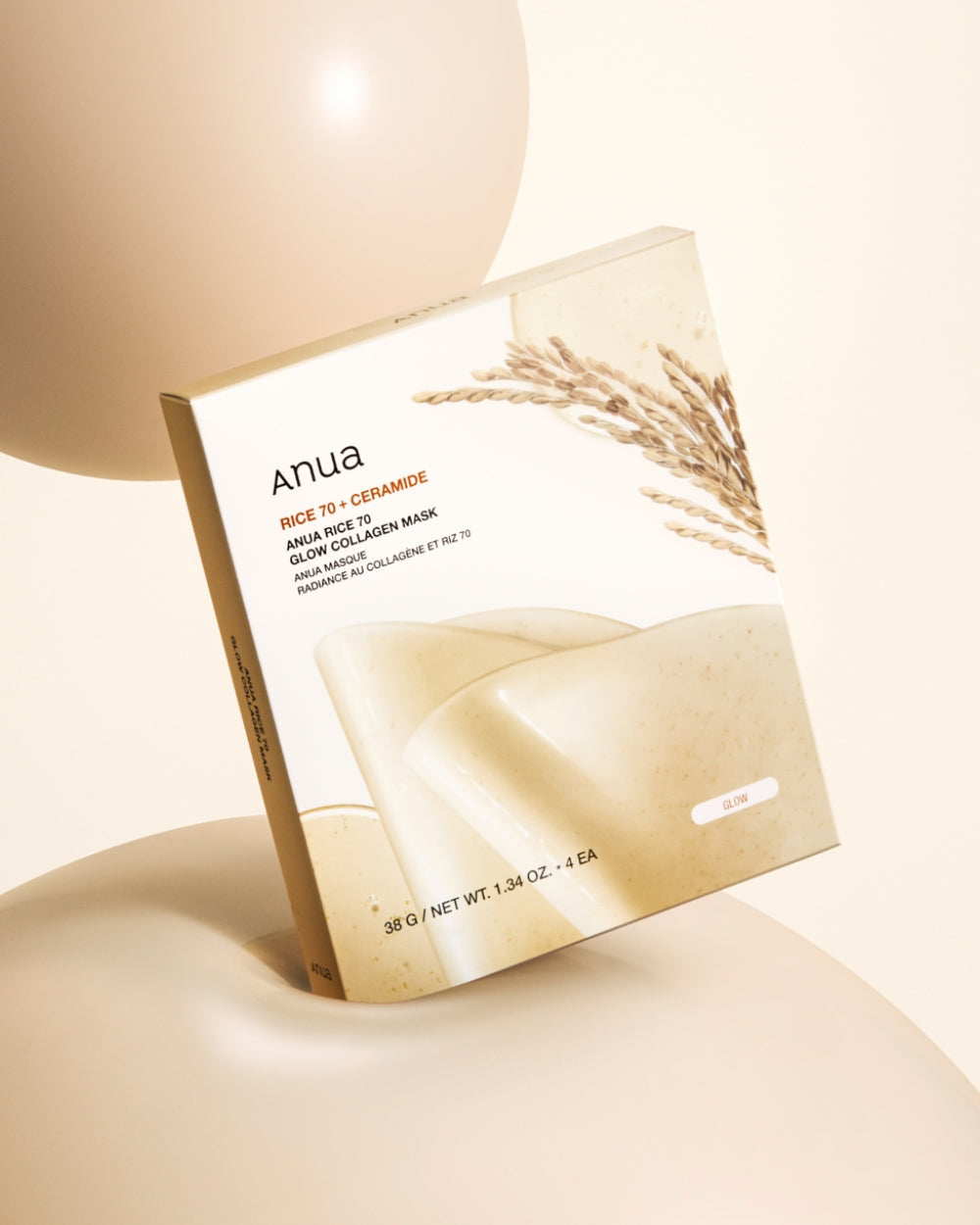 [ANUA] Rice 70 Glow Collagen Mask