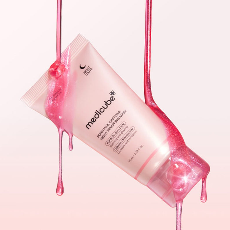 [MEDICUBE] PDRN Pink Caffeine Night Wrapping Mask