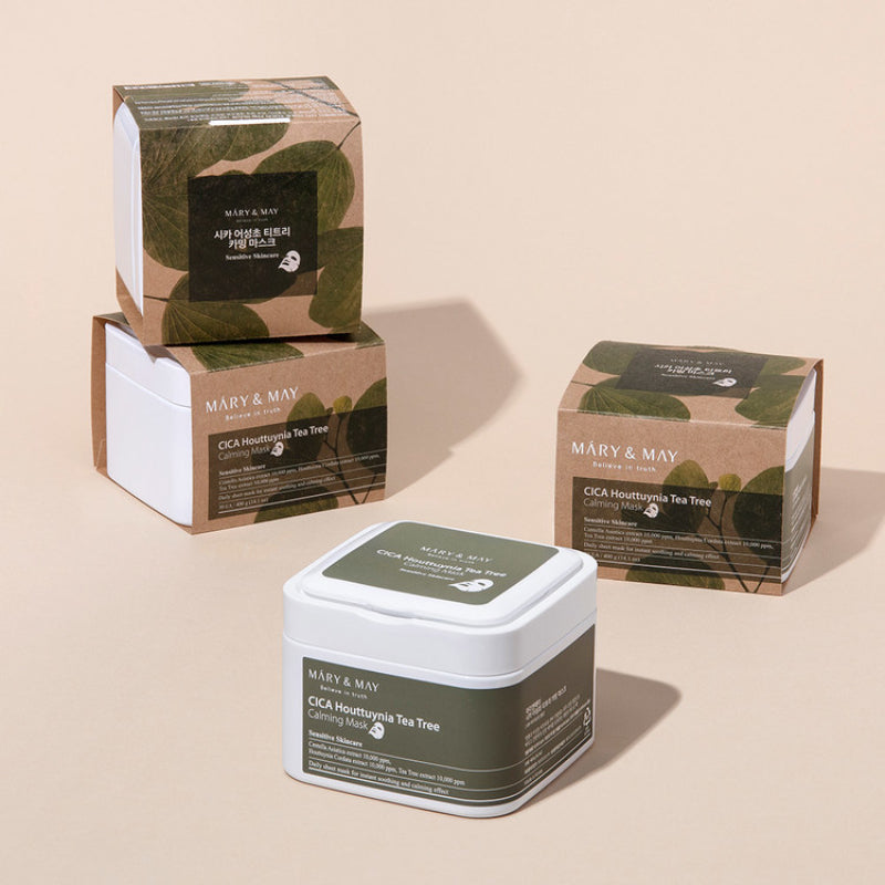 [MARY&MAY] CICA Houttuynia Tea Tree Calming Mask