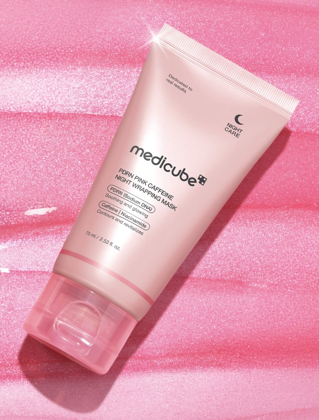 [MEDICUBE] PDRN Pink Caffeine Night Wrapping Mask