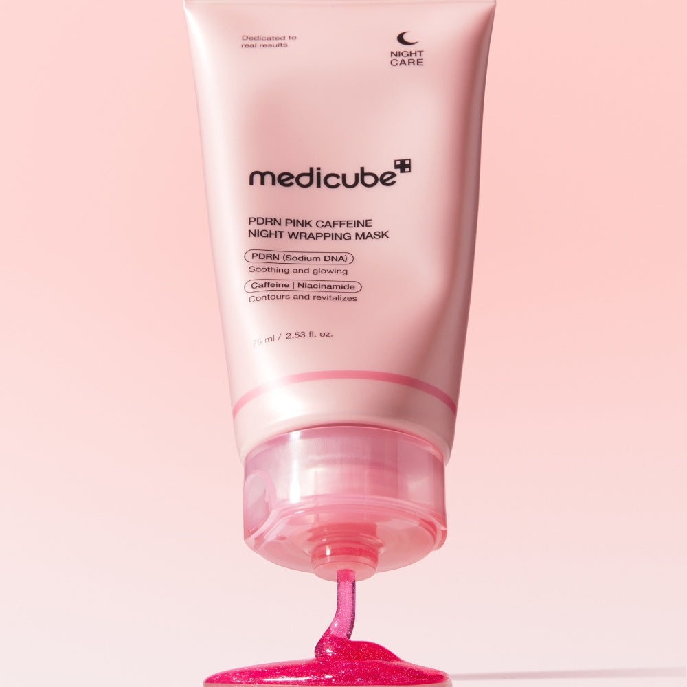 [MEDICUBE] PDRN Pink Caffeine Night Wrapping Mask